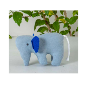 Elephant Soft Toy Sky Blue/ Made In India /Plush/Baby/Soft Toy | 100% Premium Cotton - Mojopanda Organic Store