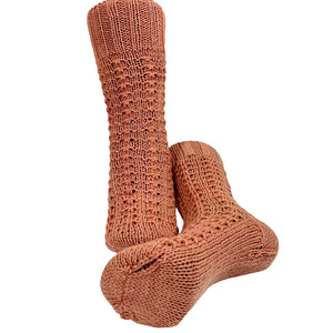 Knitting | Hand-Knit | 100% Wool Socks - Mojopanda Organic  Store