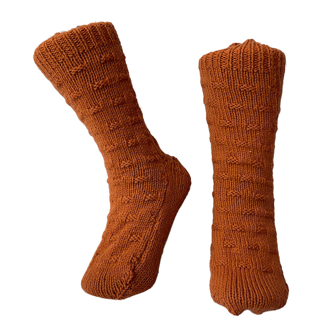Knitting | Hand-Knit | 100% Wool Socks - Mojopanda Organic  Store