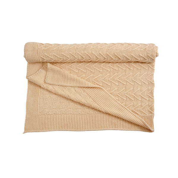 Cotton | Bed Throw | Ivory