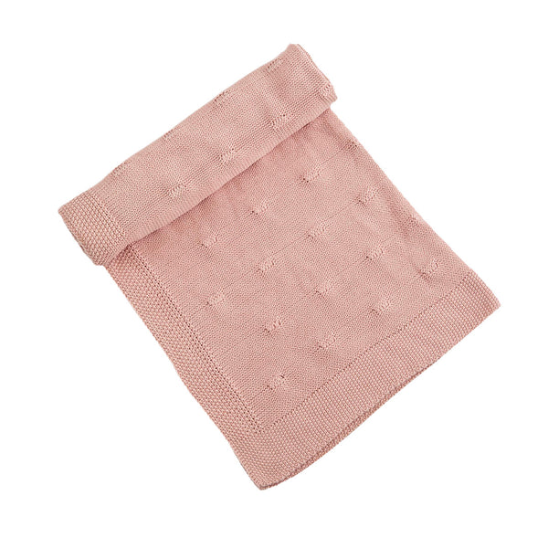 Knitted AC Blanket/Quilt for Baby | 100%  Cotton|  Reversible