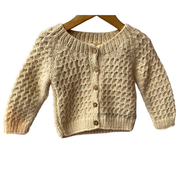 Cardigan | Hand Knit 100% Wool