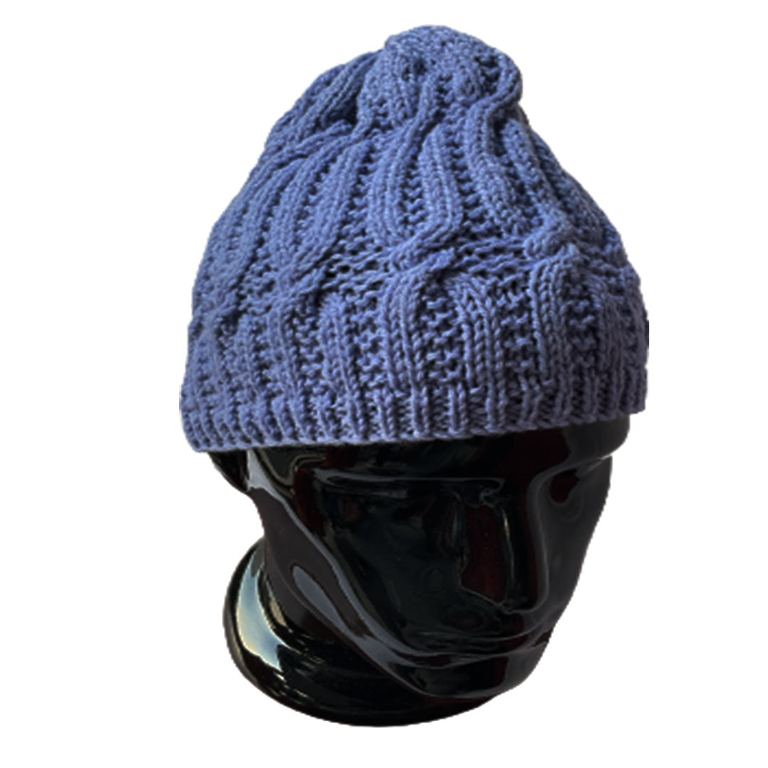 Wool Cap| Unisex | 100% Wool | Wild Blue - Mojopanda Organic  Store