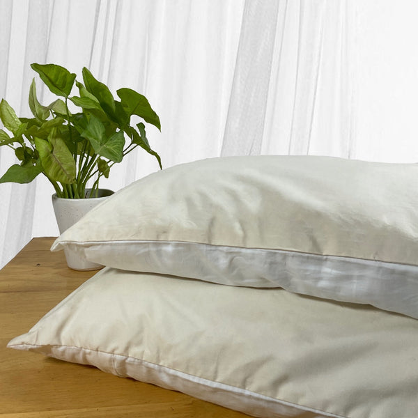 Eri Silk  Pillow  with Wool Infill