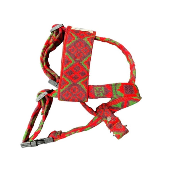 Himalayan Hike Pet Harness with Himachali Fabric and Wool Felt Lining