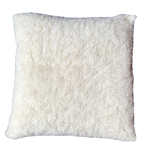 Cushion with Sherpa and Cotton Material