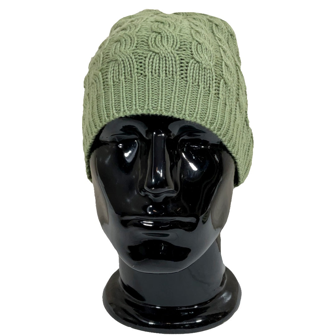 Wool Cap | Unisex | 100% Wool | Leafy Green - Mojopanda Organic  Store
