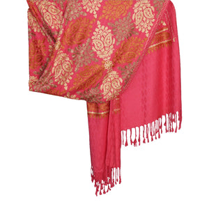Radish  Odhni Embroidered | Stoles & Shawls | 100% Wool | For Women - Mojopanda Organic  Store