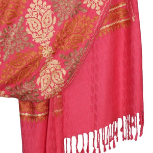 Radish  Odhni Embroidered | Stoles & Shawls | 100% Wool | For Women - Mojopanda Organic  Store