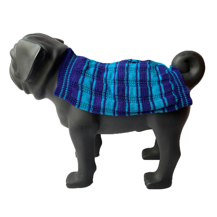 Dog Sweaters Navi & Easter Blue | 100% Acrylic | Pet Sweater - Mojopanda Organic  Store