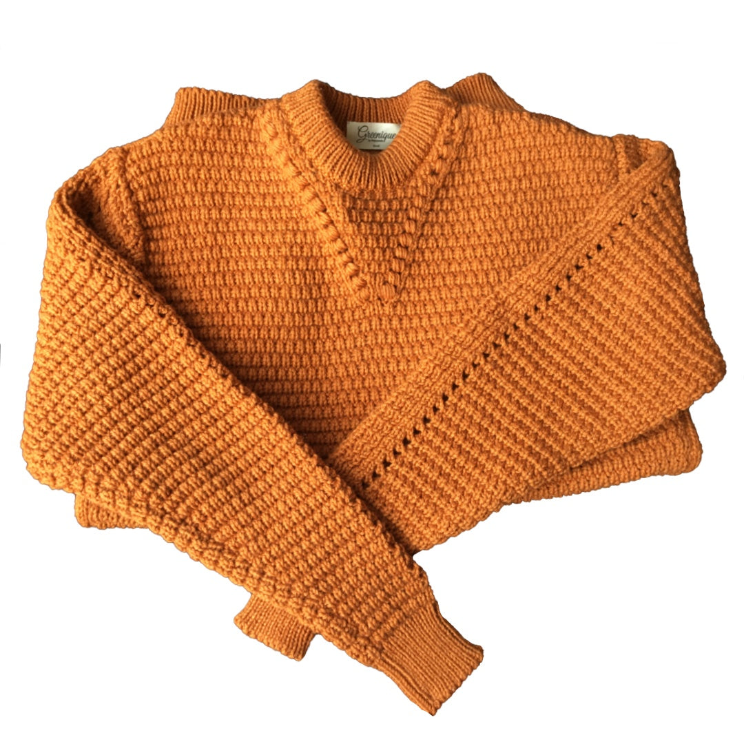Organic Wool  |  Pullover |  Sepia Skin - Mojopanda Organic  Store