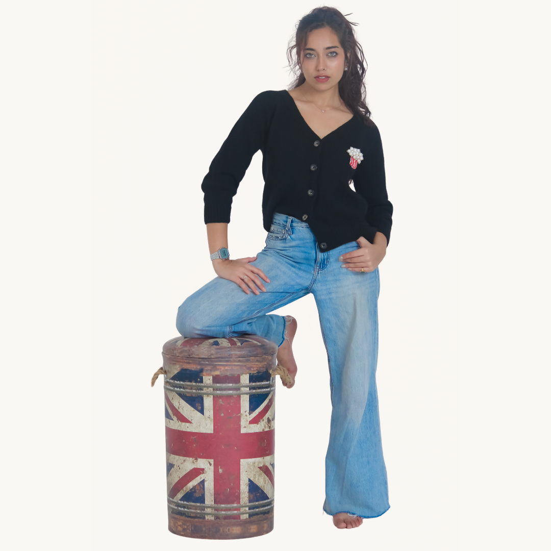 Noa Cardigan – Cozy, Warmth, and Affection in Handknitted Wool - Mojopanda Organic  Store