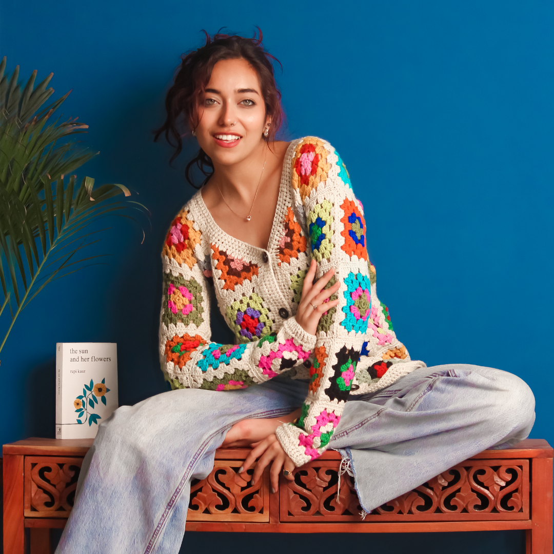 Nanami Woolen Cardigan – Elegant, Sophisticated, Handknitted - Mojopanda Organic  Store