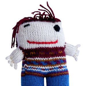 Knitted Punk Toy  :-The Hand Knitted Stuffed/Plush/Soft Toy | 100% Organic | Health-pro - Mojopanda Organic  Store