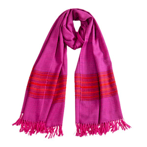 Woolen Stoles & Shawls | Multi | 75x200 CM | - Mojopanda Organic  Store