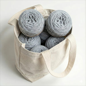 Bio Indlana Organic Wool Hand Knitting Yarn 4/8 NM Ultimate Gray - Mojopanda Organic  Store