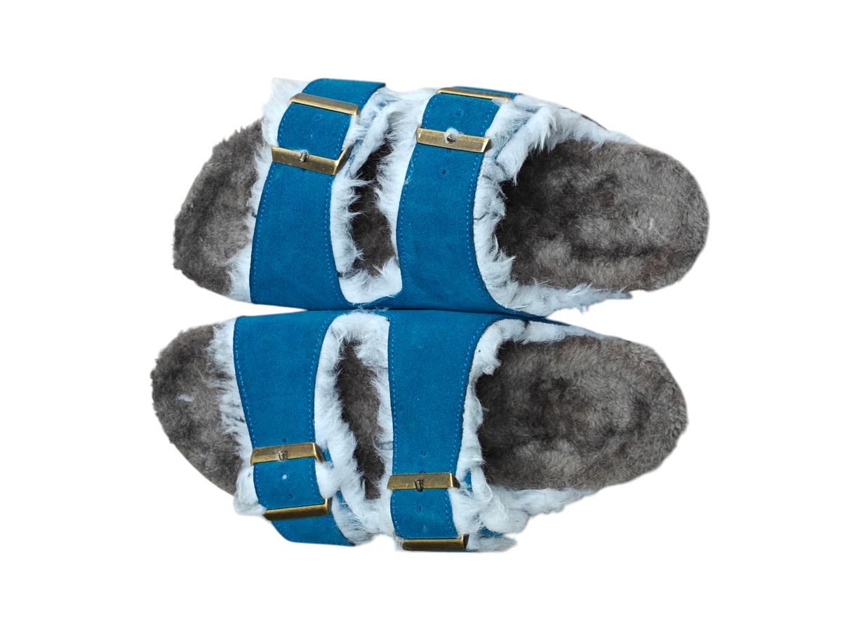 Open Toe - Wool Mix Home Slipper - Mojopanda Organic  Store