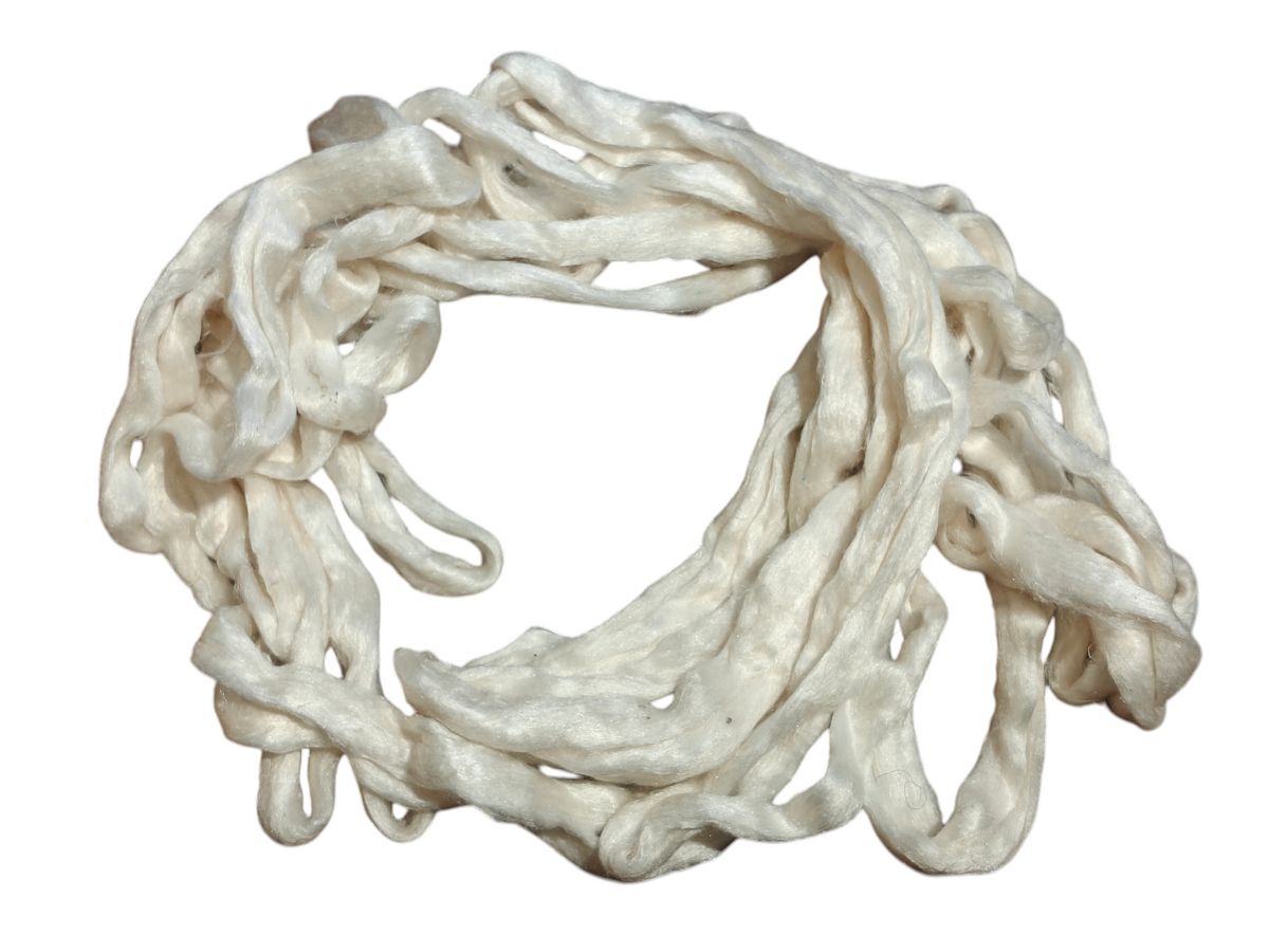 Silk Eri  Fiber  carded - Mojopanda Organic  Store