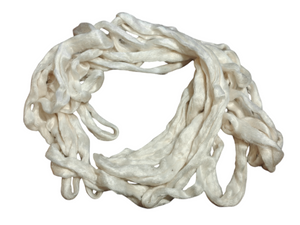 Silk Eri  Fiber  carded - Mojopanda Organic  Store