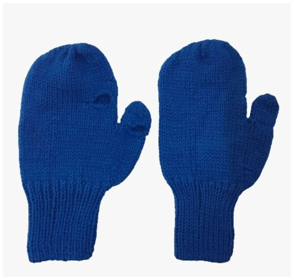 Woolen Gloves | 100 % Organic  Wool | Blue
