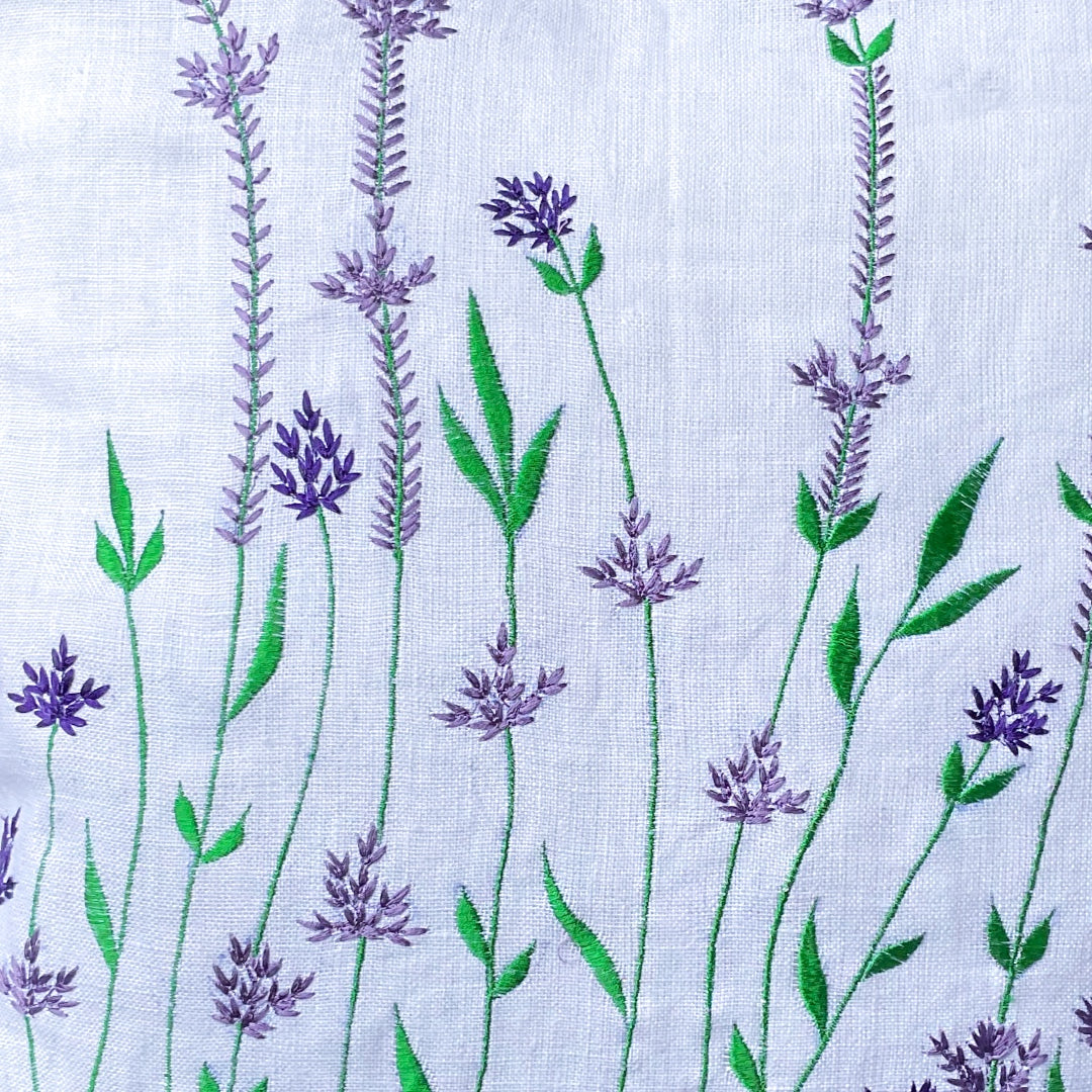 Cushion Cover  with  Embroidery| 100% hemp fabric - Mojopanda Organic  Store