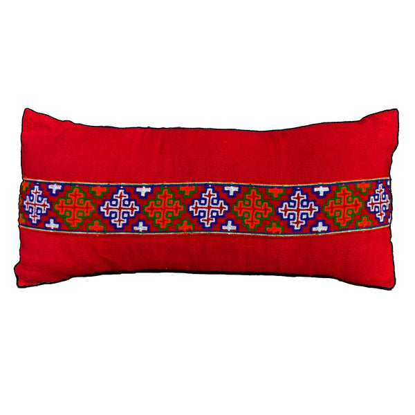Cushion Cover| 100% Hemp Himachal fabric with side border