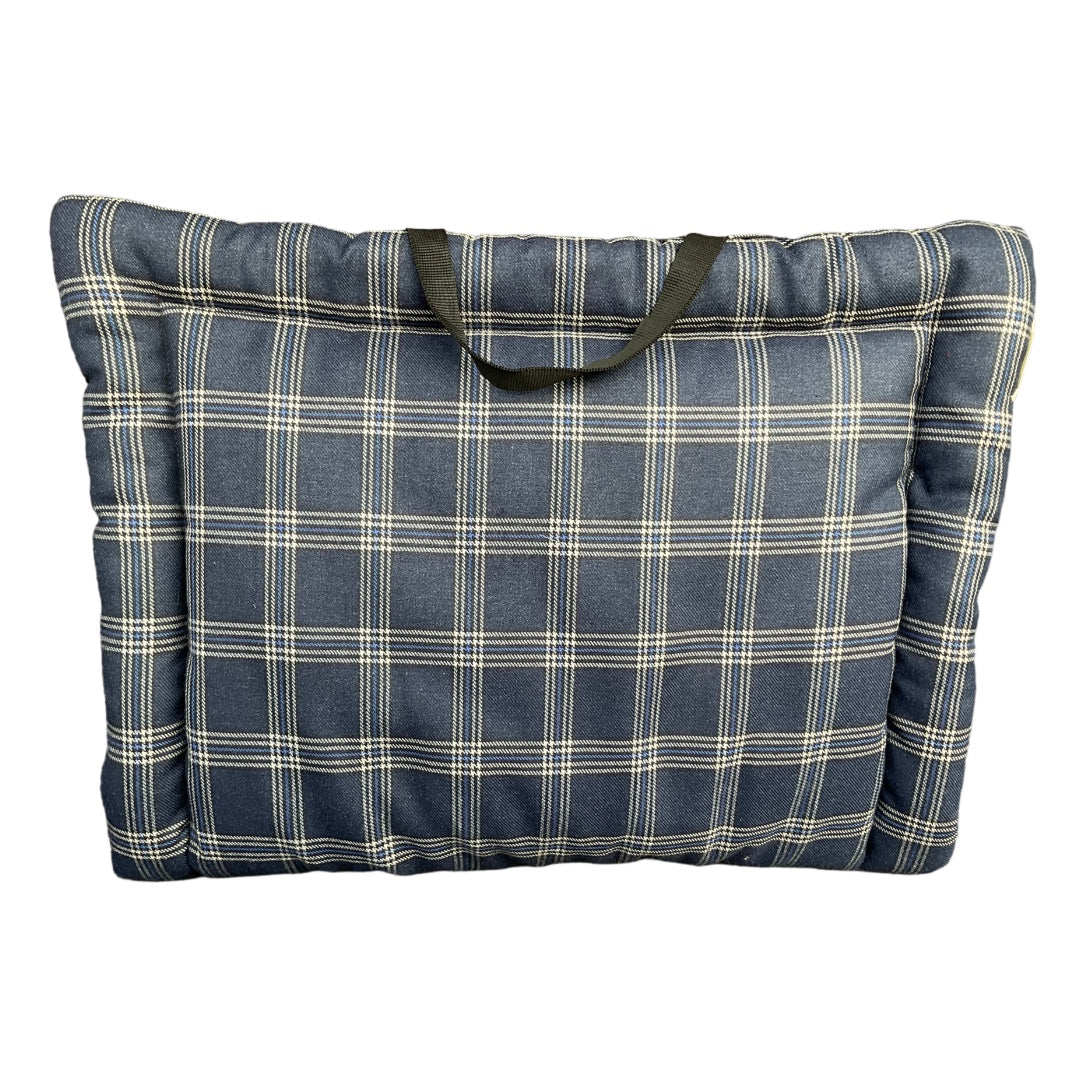 EcoSnug Luxe Dog Mattress – Maroon & Navy | Sustainable Cotton Canvas Pet Bed - Mojopanda Organic  Store