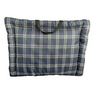 EcoSnug Luxe Dog Mattress – Maroon & Navy | Sustainable Cotton Canvas Pet Bed - Mojopanda Organic  Store