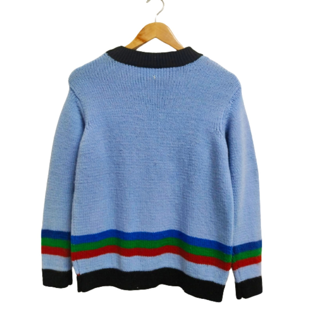 Pullover Round  Neck  - Multi Color  |  For Men  |  100% Organic Wool - Mojopanda Organic  Store
