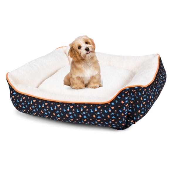 Dog Bed |  with Super Soft Fur  fabric inside | Pet Bedding