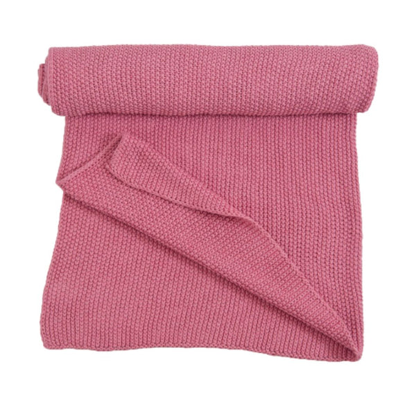 Cotton | Bed Throw | Pink