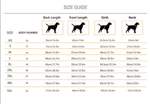 100 % Wool | Dog Sweater  |  SIze sheet 