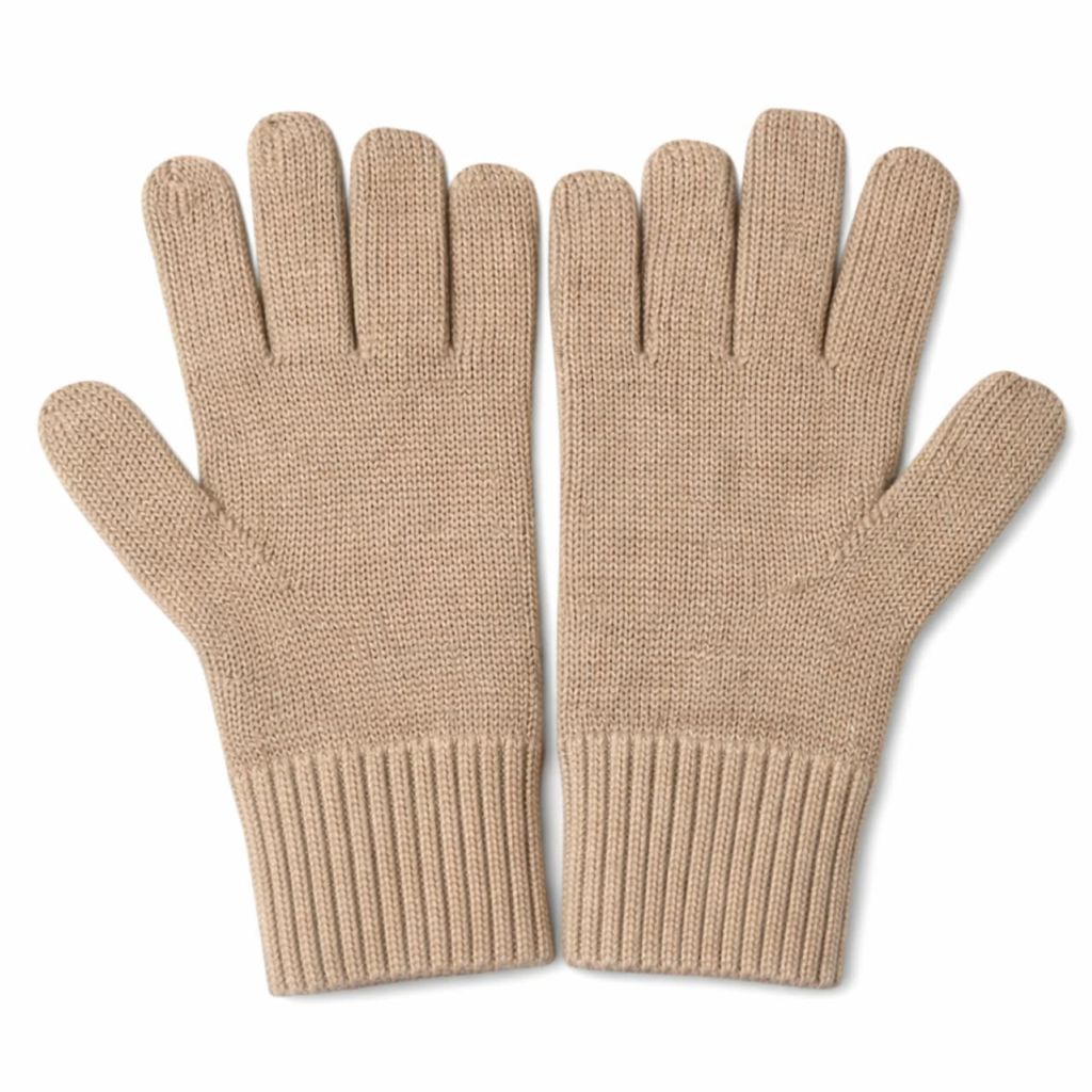 100% Wool Knit Gloves – Brown | Warm Winter Hand Gloves - Mojopanda Organic  Store