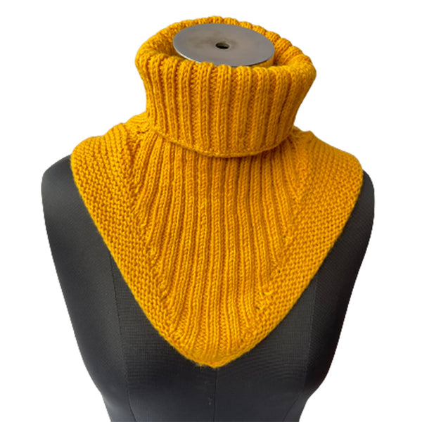 Neck Warmers & Mufflers | Yellow | 100% premium Wool | For Men women