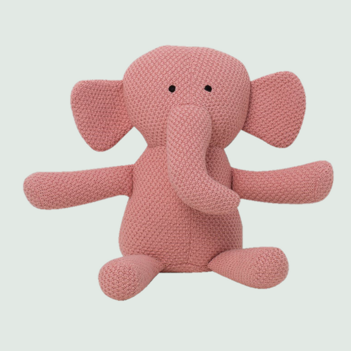 Little Ganesha Hand Knitted Stuffed/ Plush/ Soft Toy- Front View