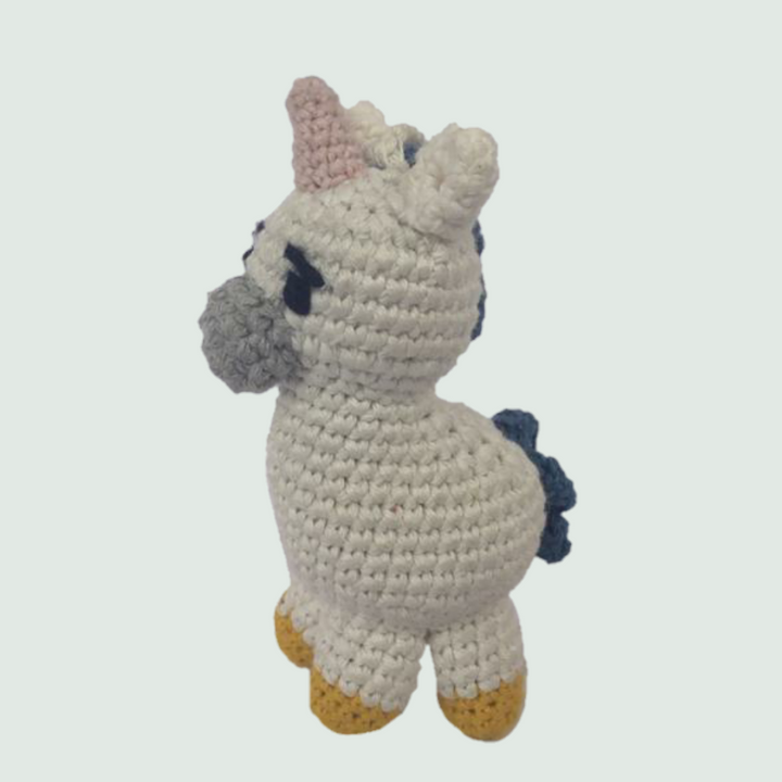 Giraffe crochet Soft Toy - Side View