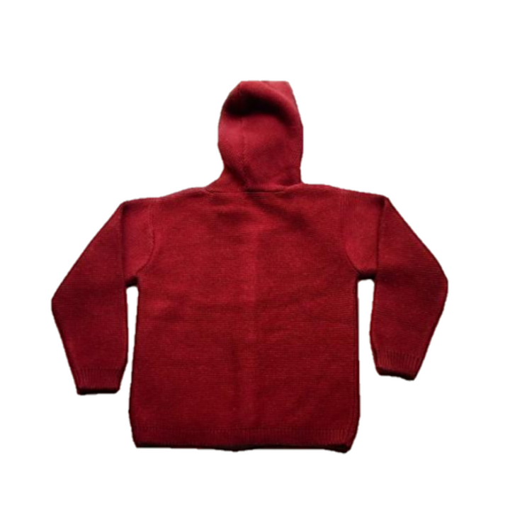 Hoody Red / Baby Pullover | 100% Organic Cotton Wool - Mojopanda Organic  Store