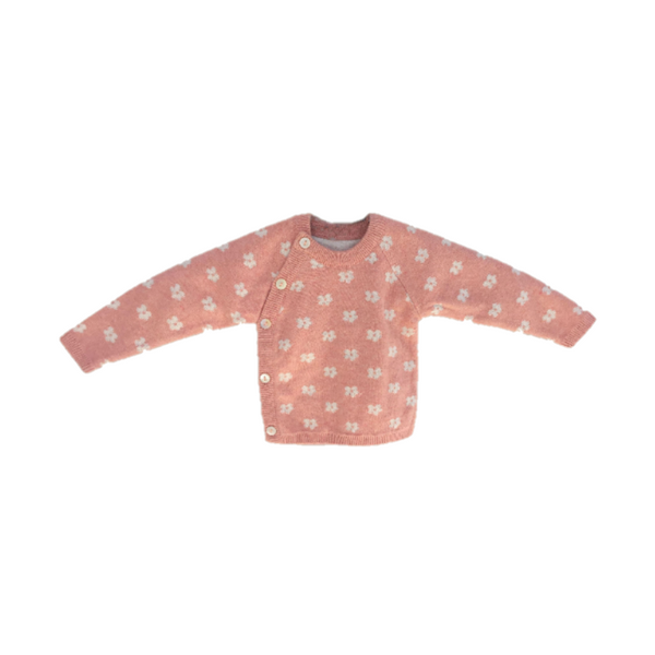 Peach Baby Sweater | 100% Organic Cotton-Silk - Mojopanda Organic  Store