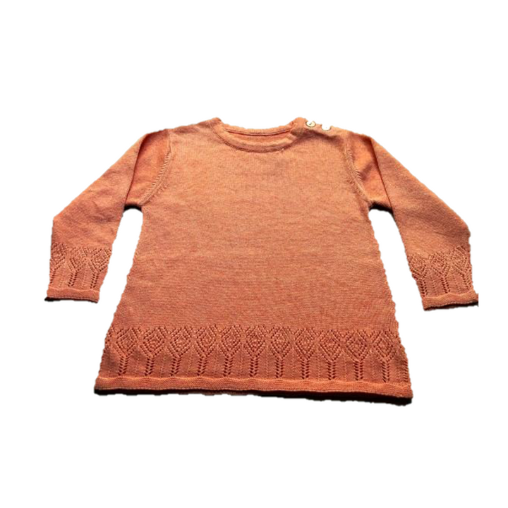 Blush Baby Sweater | 100% Organic Cotton-Silk - Mojopanda Organic  Store