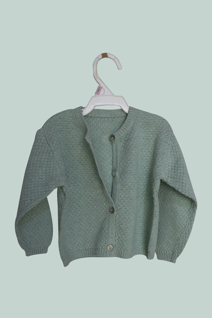 Sea-Green Angrakha sweater