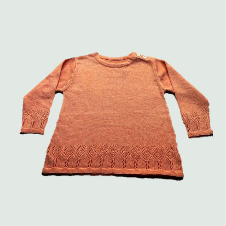 Blush Baby Sweater - Front View