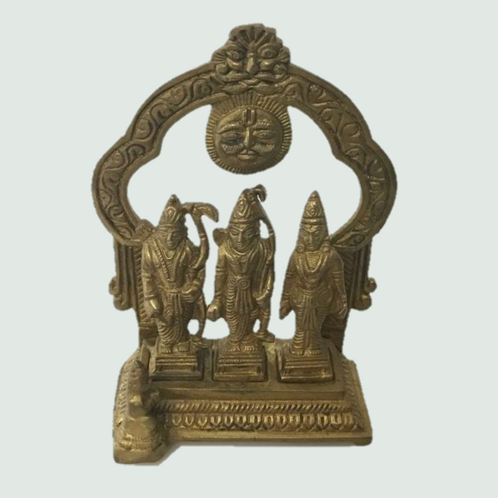 Lord Ram Darbar Brass - Front View