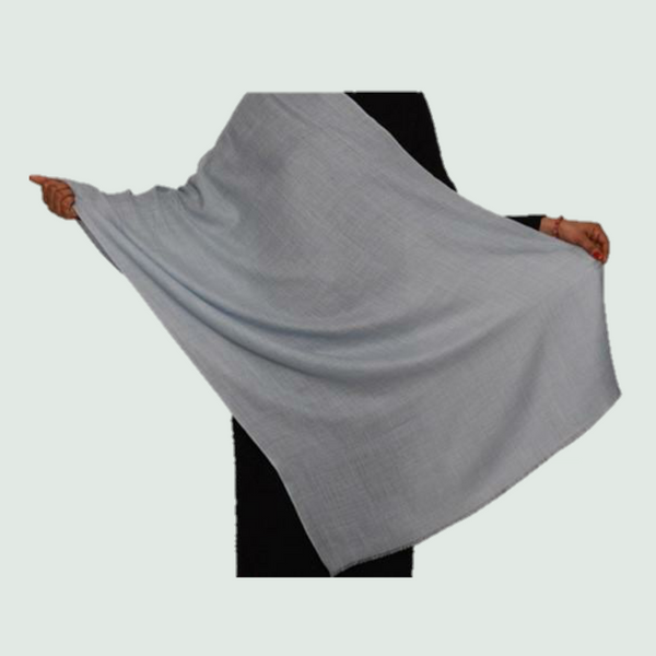 Pewter Grey Stole/Shawl - Front View