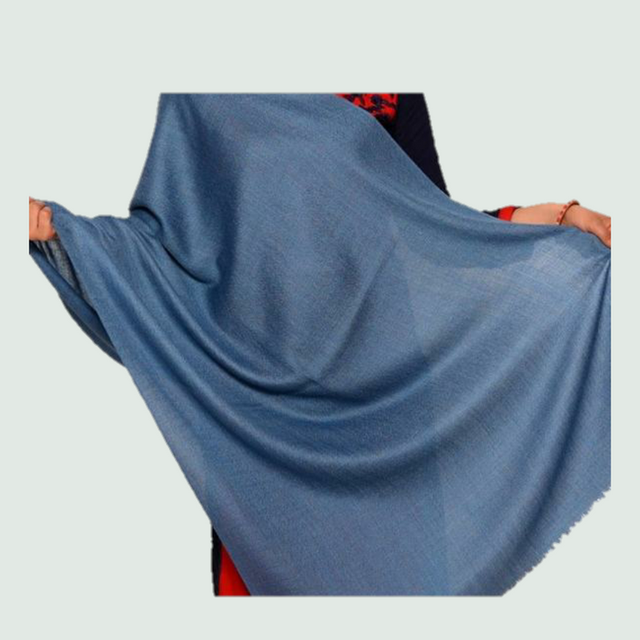 Persian Blue Stole/Shawl - Front View