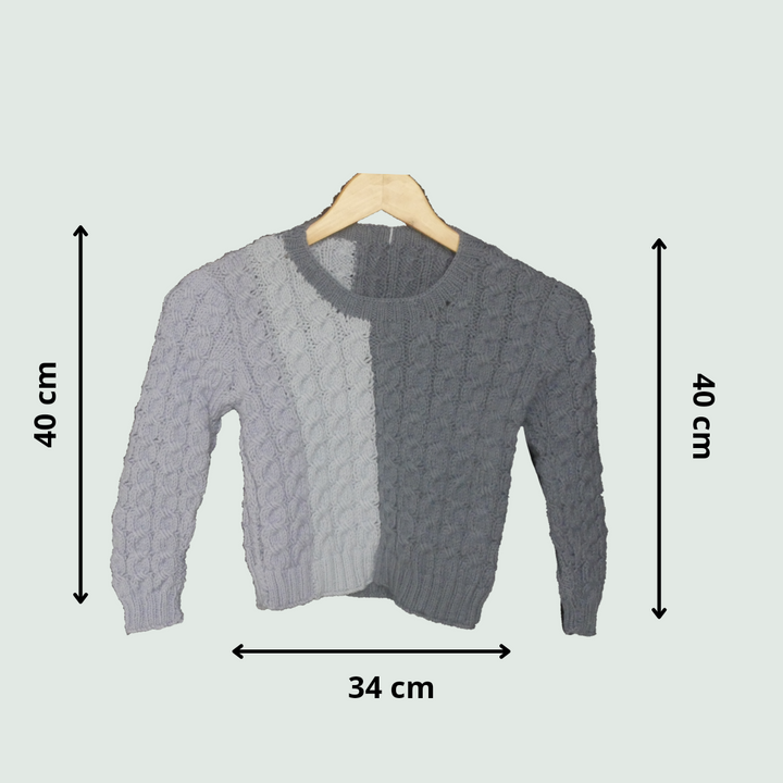 Shades of Grey - Round neck pullover - Size Chart