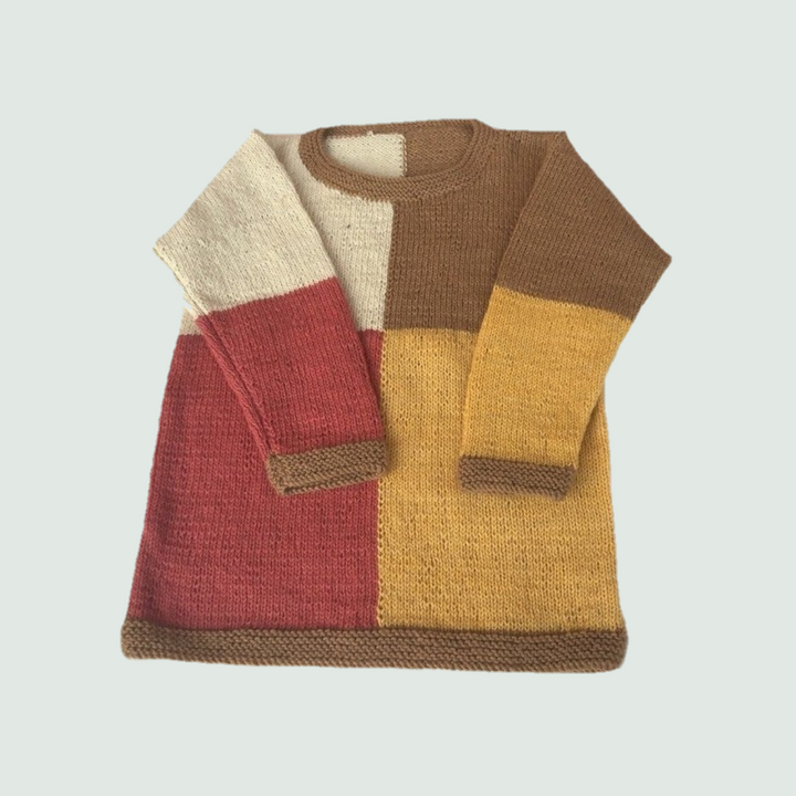 Playful Woollen Pullover for Boy & Girls - Front View