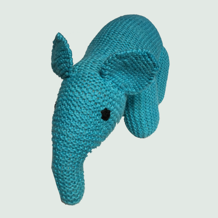 Elephant Amigurumi Doll Hand Knitted Stuffed/Plush/Soft Toy  - Front View