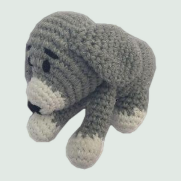 Puppy Crochet Stuffed/Plush/Soft Toy  - Front View