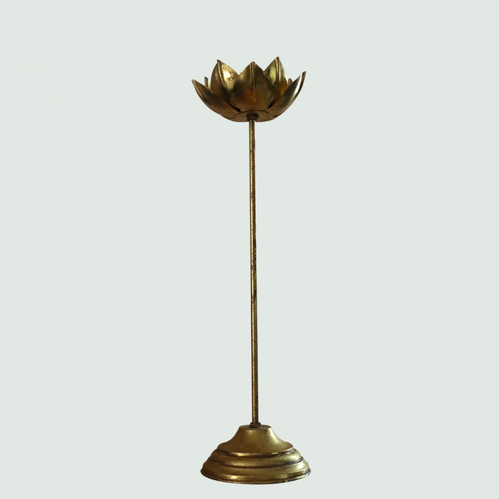 Lotus T-Light Floor Stand |Christmas - Front View
