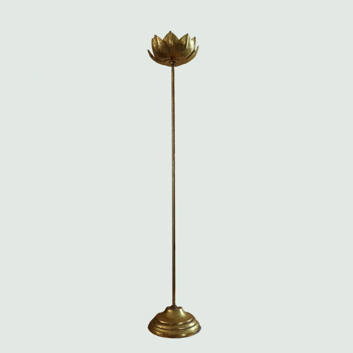 Lotus T-Light Floor Stand |Christmas - Front View